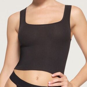 Skims Black Tank Top